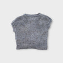 Handmade Grey Knit Vest, Size 4