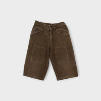 Retro Corduroy Wide Pants, Size 2
