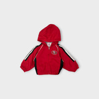 NFL Team Apparel San Francisco 49ers Red Zip-Up Jacket, Size 00