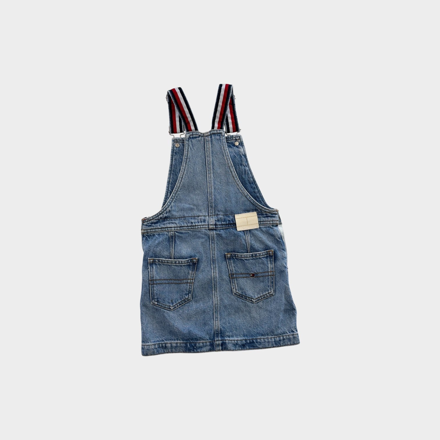 TH Denim Pinafore Dress, Size 6