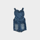 Rock Your Kid Heart Shortalls, Size 6