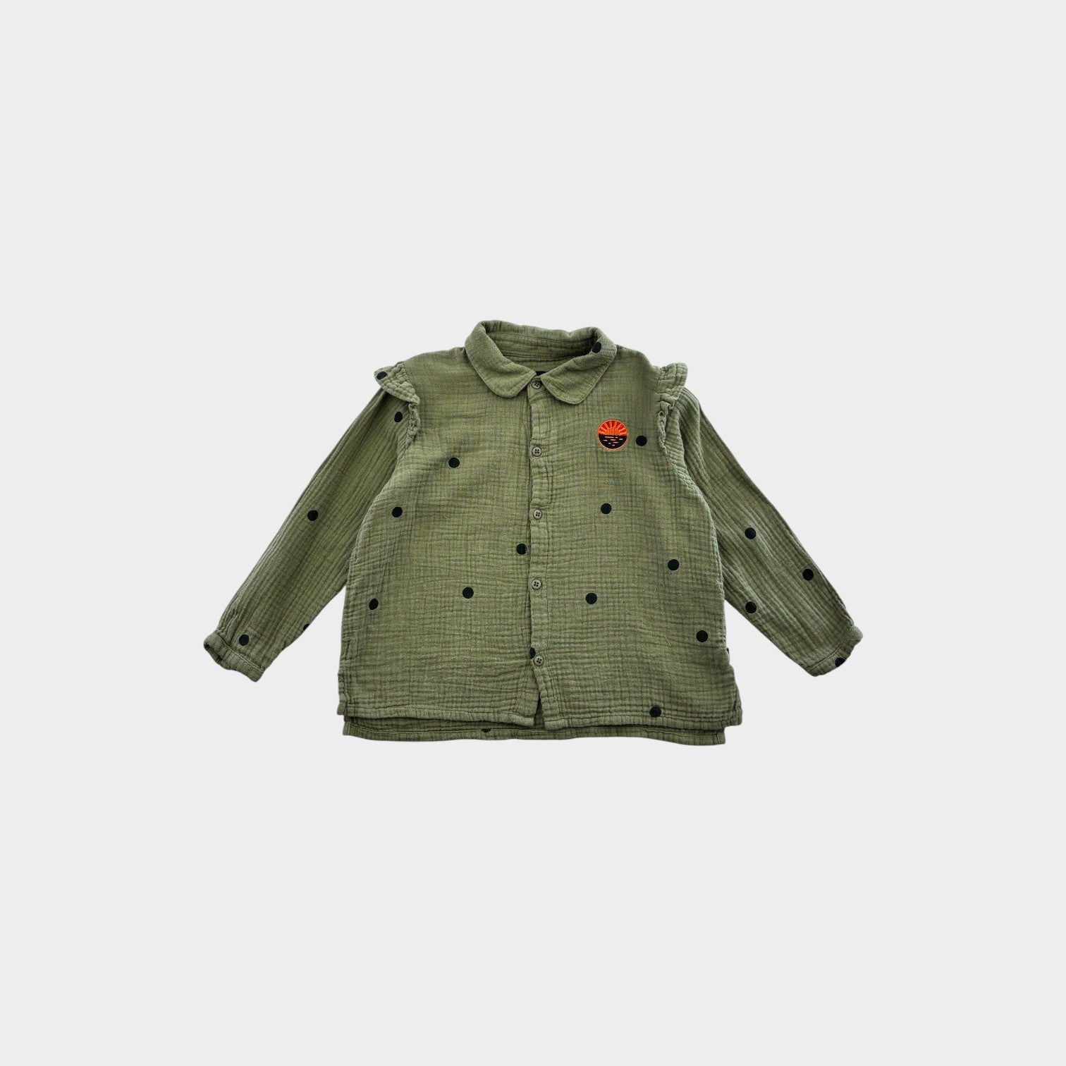 Tiny Cottons Polkadot Shirt, Size 6