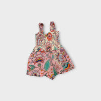 Floral Romper, Size 3