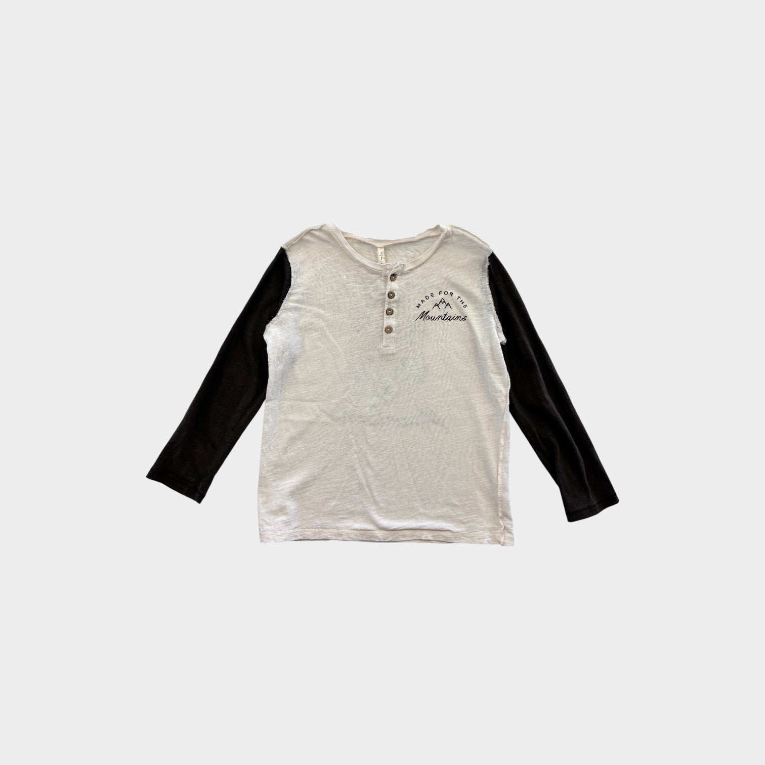 Rylee & Cru Henley Long Sleeve, Size 6