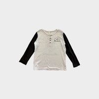 Rylee & Cru Henley Long Sleeve, Size 6