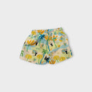 Tropical Print Swim Shorts, Size 4