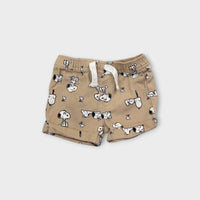 Beige Snoopy Shorts, Size 00
