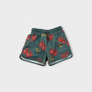 Cherry Print Swim Shorts, Size 4