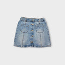Retro Fred Bare Denim Skirt, Size 7