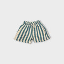 Blue & White Stripe Shorts, Size 3