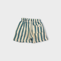 Blue & White Stripe Shorts, Size 3