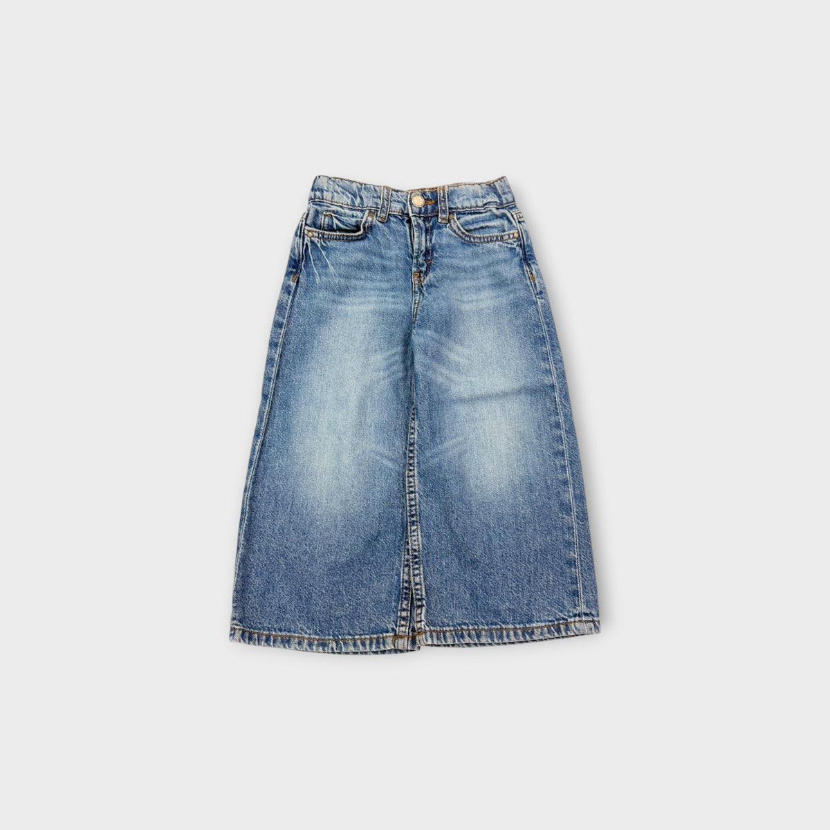Wide Leg Denim Jeans, Size 3