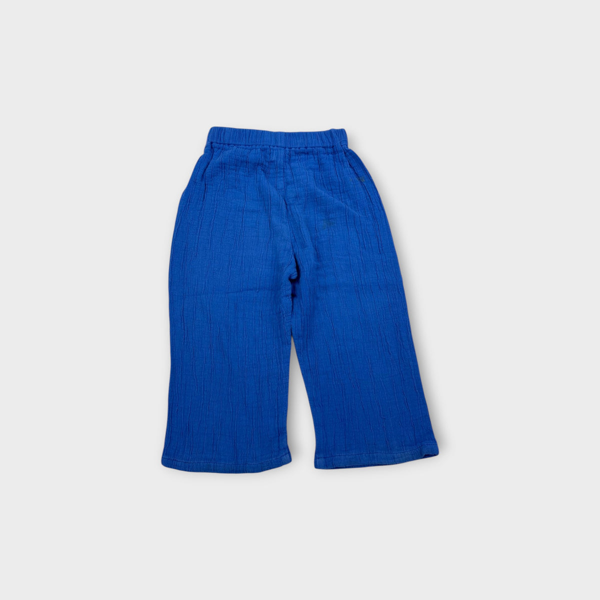 Sukou Blue Muslin Pants, Size 3-4