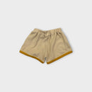 Beige Waffle Shorts, Size 3