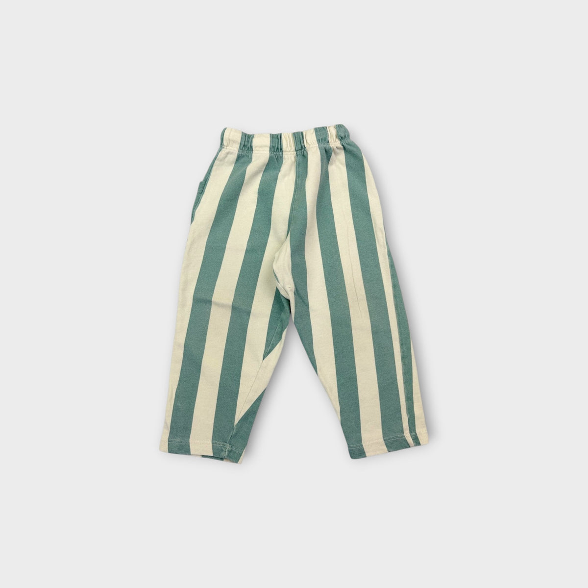 Aqua Stripe Track Pants, Size 3