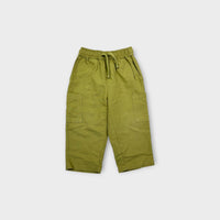 Khaki Green Wide Pants, Size 2