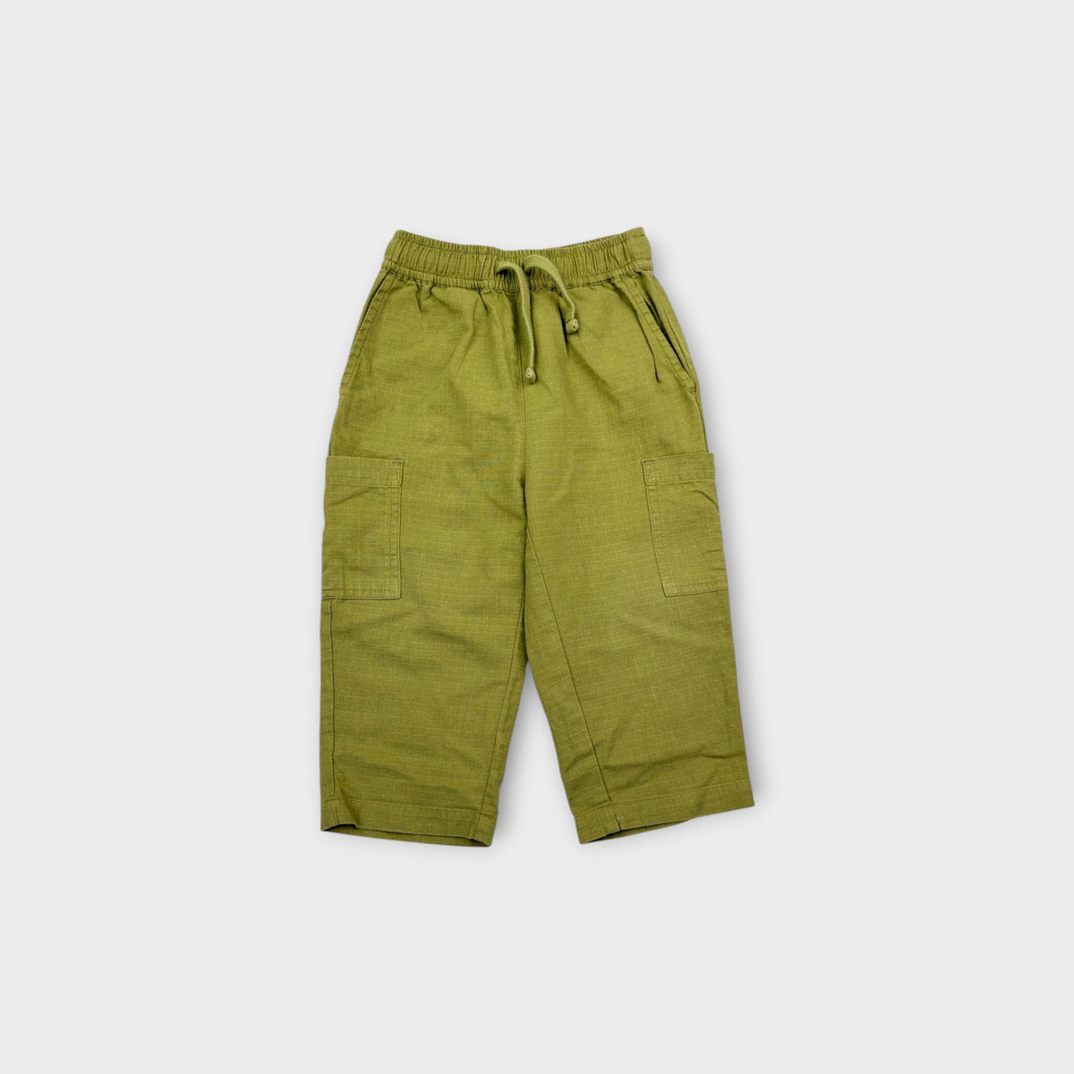 Khaki Green Wide Pants, Size 2