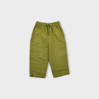 Khaki Green Wide Pants, Size 2