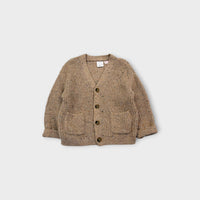 Beige Knit Cardigan, Size 3