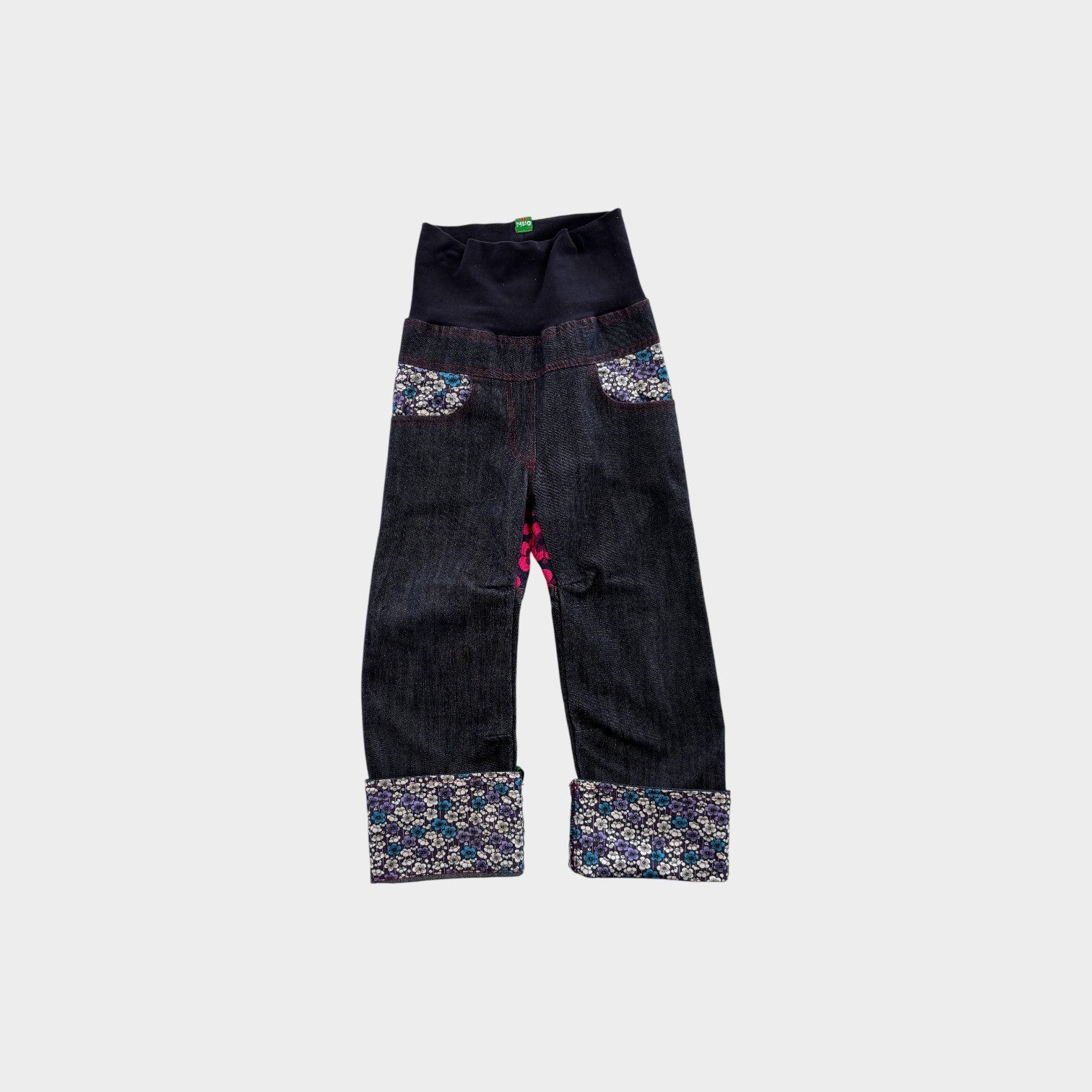 Oishi M Patchwork Denim Jeans, Size 4-5
