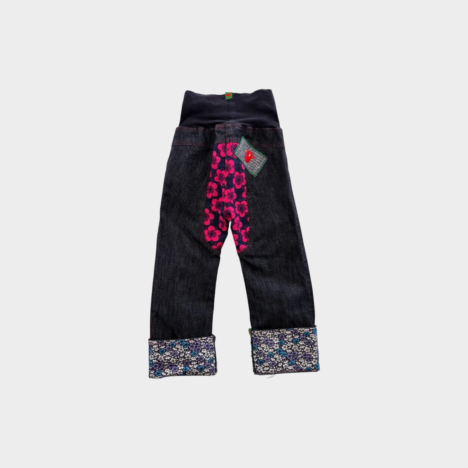 Oishi M Patchwork Denim Jeans, Size 4-5