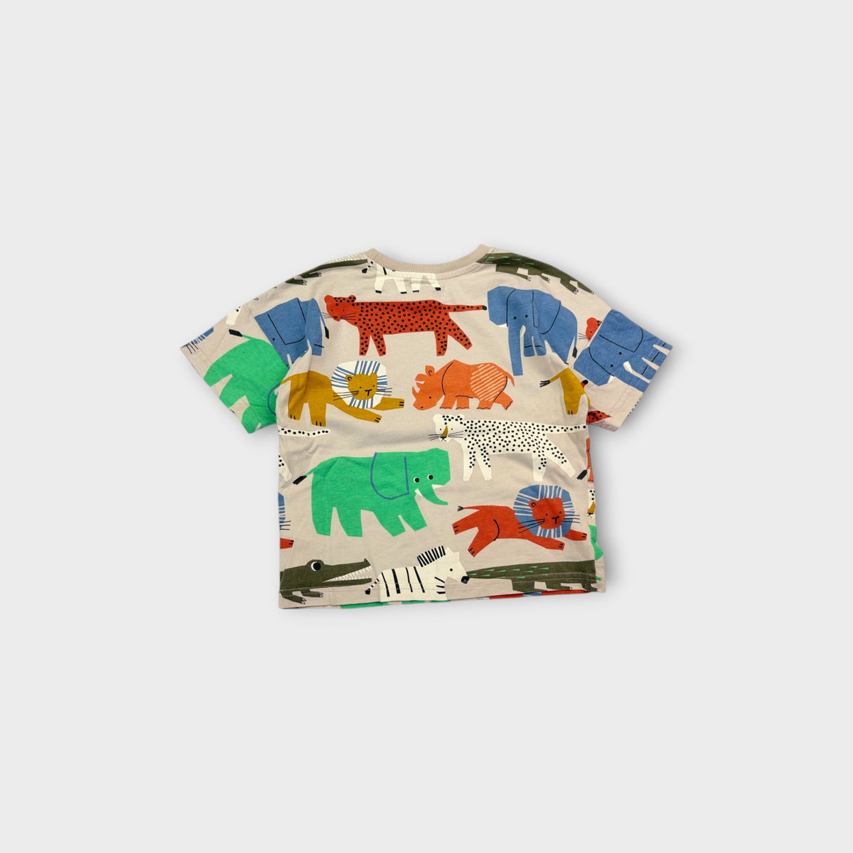 Colourful Animal T-Shirt, Size 3-4