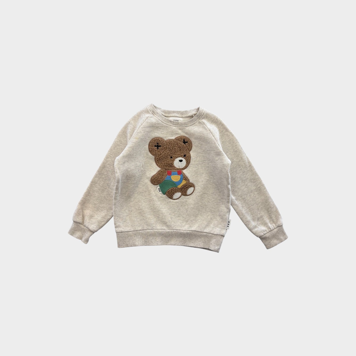 Hux Grey Teddy Jumper, Size 5