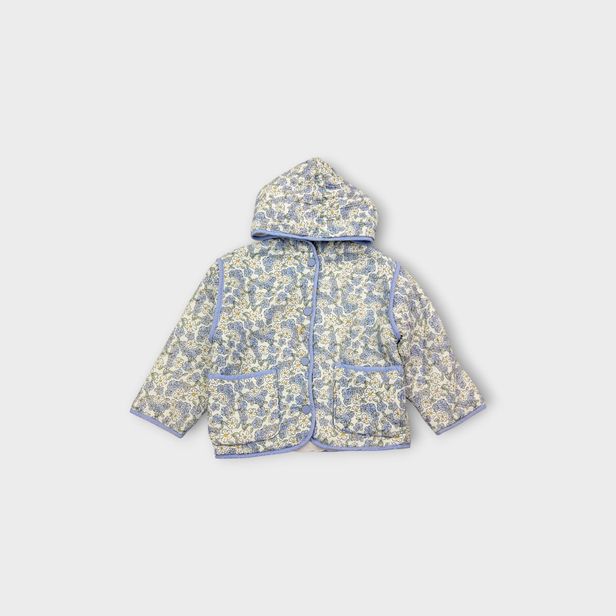Floral Muslin Lined Jacket, Size 2-3