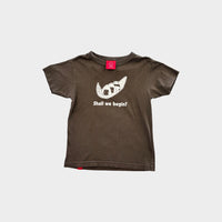 Charcoal Print T-Shirt, Size 5