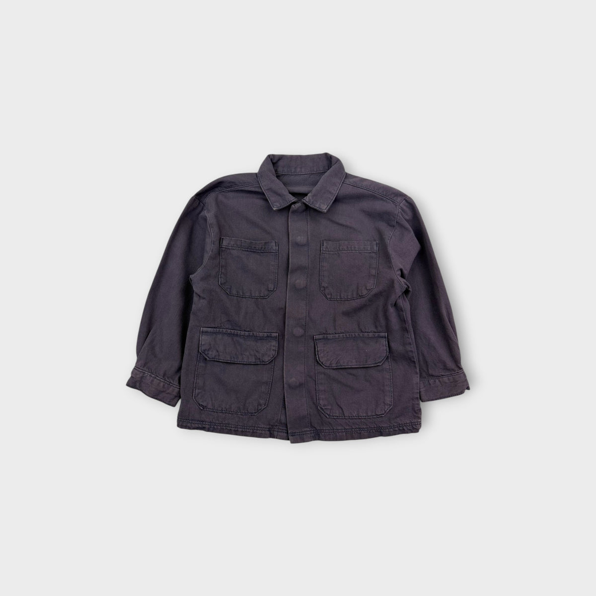 Grey Chore Jacket, Size 3-4