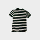 RL Green Stripe Polo Top, Size 5