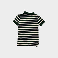 RL Green Stripe Polo Top, Size 5