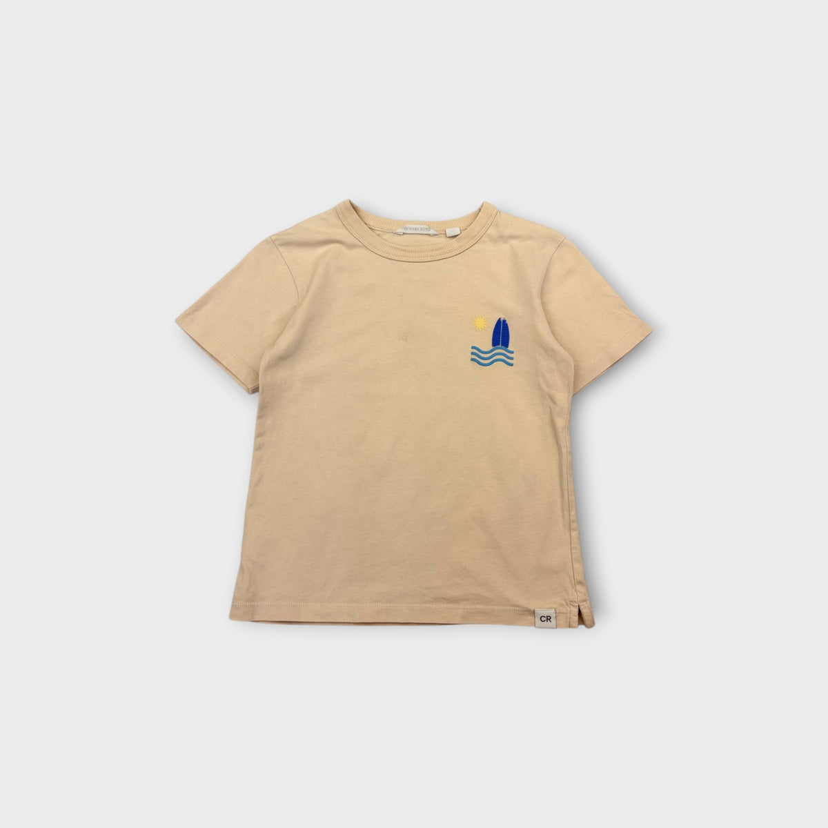 Beige Country Road Surfer T-Shirt, Size 6