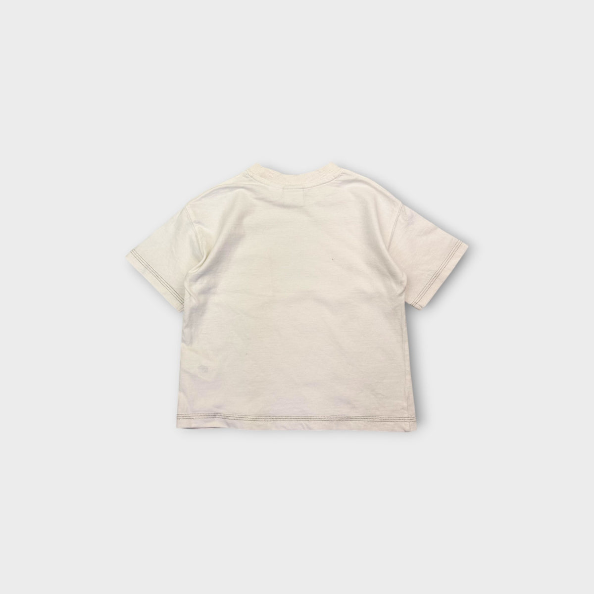 Boxy White T-Shirt, Size 3