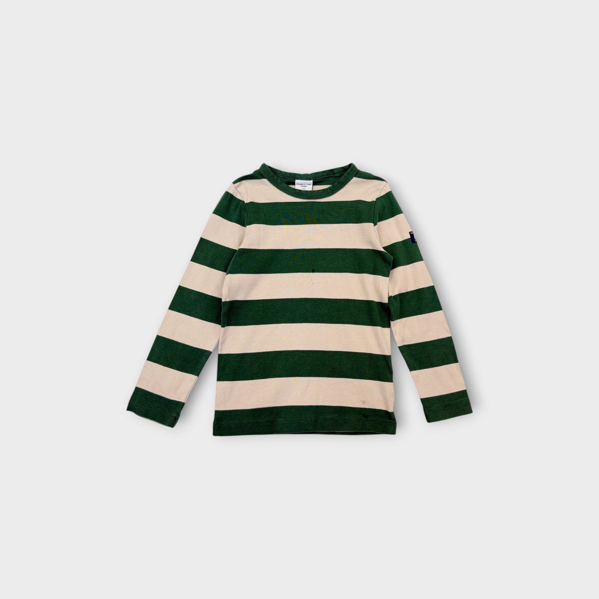 Polarn O. Pyret Stripe Long Sleeve T-Shirt, Size 4-5