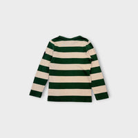 Polarn O. Pyret Stripe Long Sleeve T-Shirt, Size 4-5