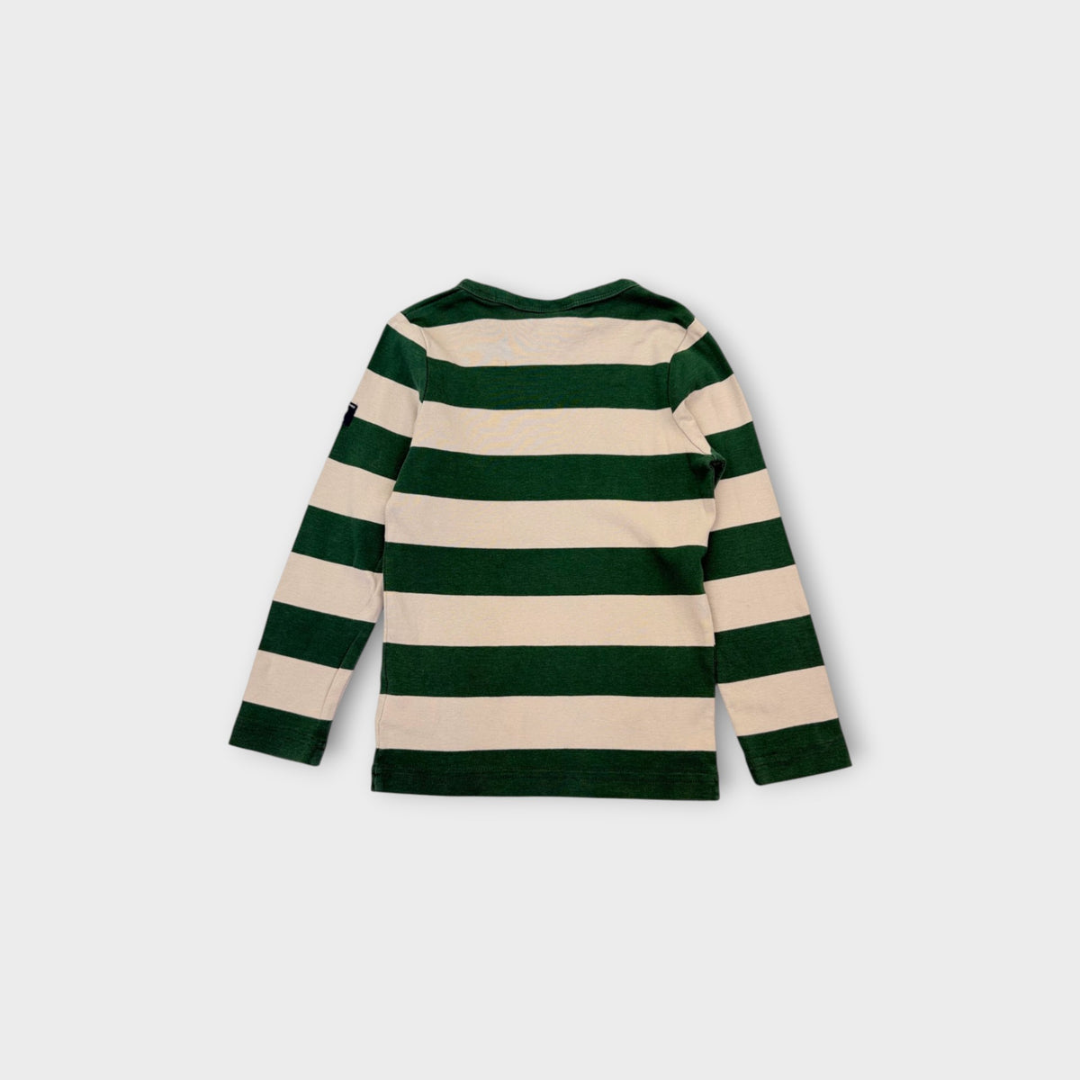 Polarn O. Pyret Stripe Long Sleeve T-Shirt, Size 4-5