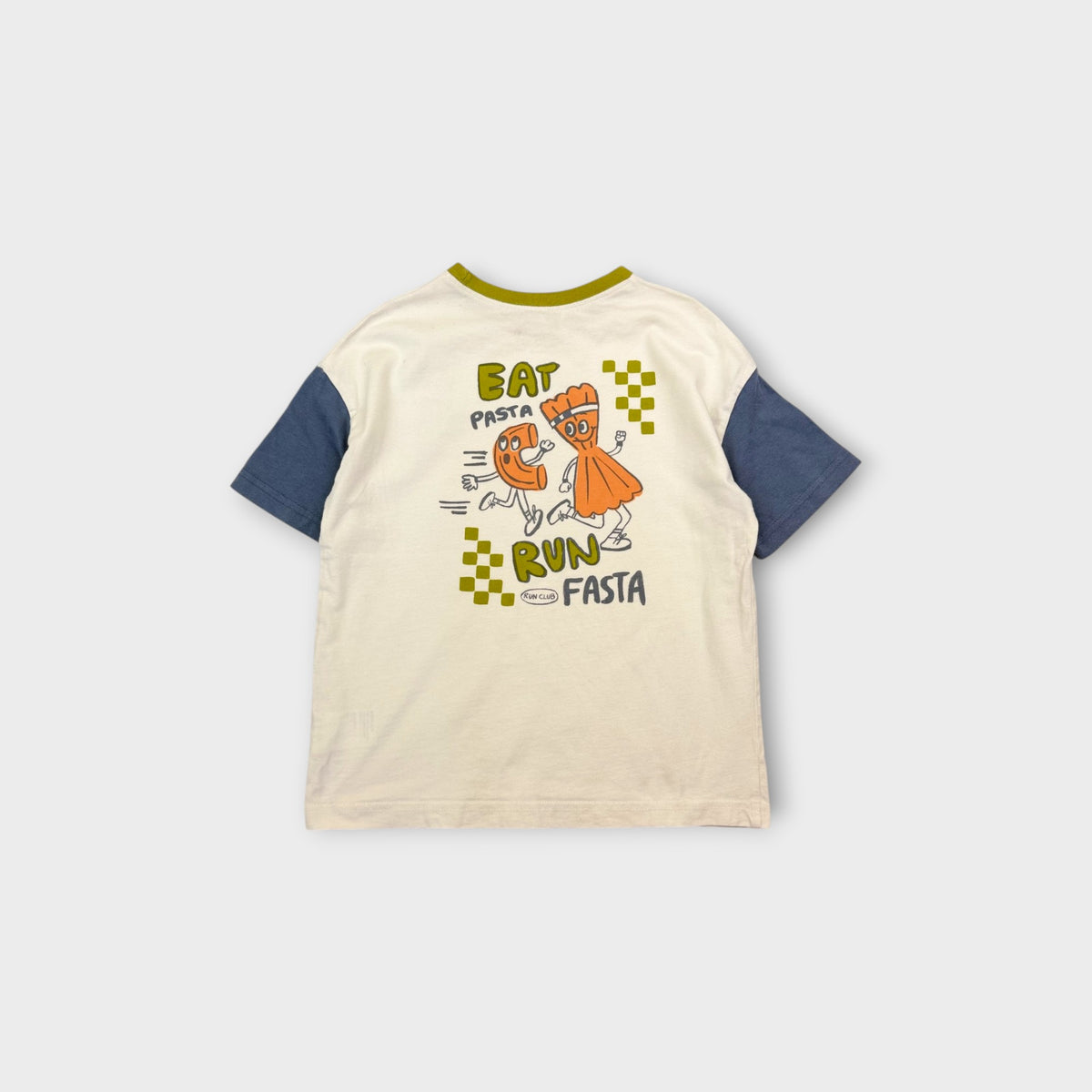 Eat Pasta Run Faster T-Shirt, Size 6