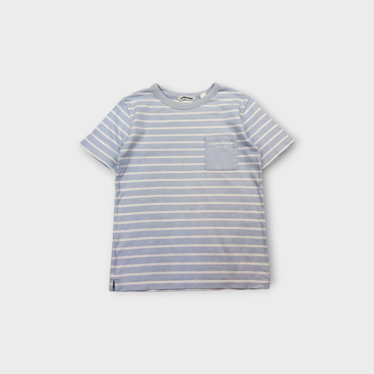 Light Blue stripe Country Road T-Shirt, Size 6