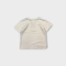 White Retro-Style T-Shirt, Size 1