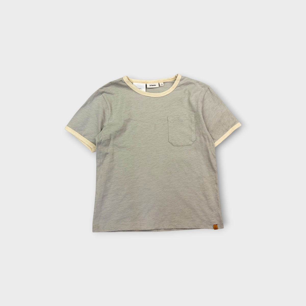 Lil' Atelier Light Grey T-Shirt, Size 7