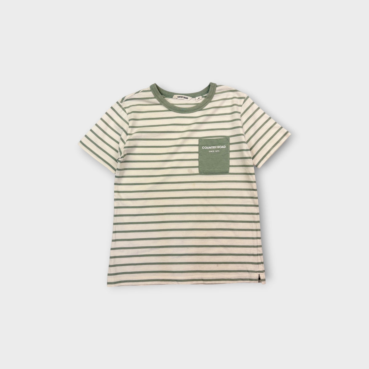 Country Road Stripe T-Shirt, Size 6