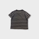 Grey and White Stripe T-Shirt, Size 4