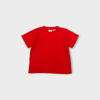 Red Cotton T-Shirt, Size 4