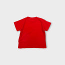 Red Cotton T-Shirt, Size 4
