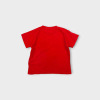 Red Cotton T-Shirt, Size 4