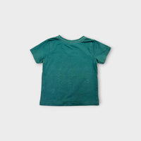 Green Pasta Dino T-Shirt, Size 1