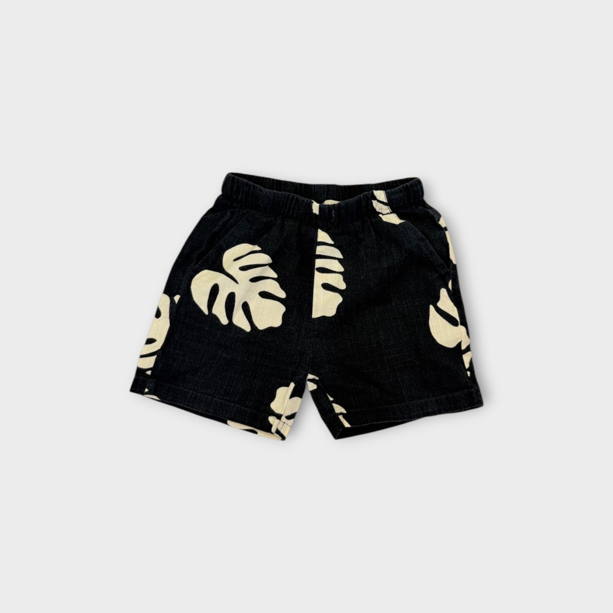 Navy Cotton Shorts, Size 3