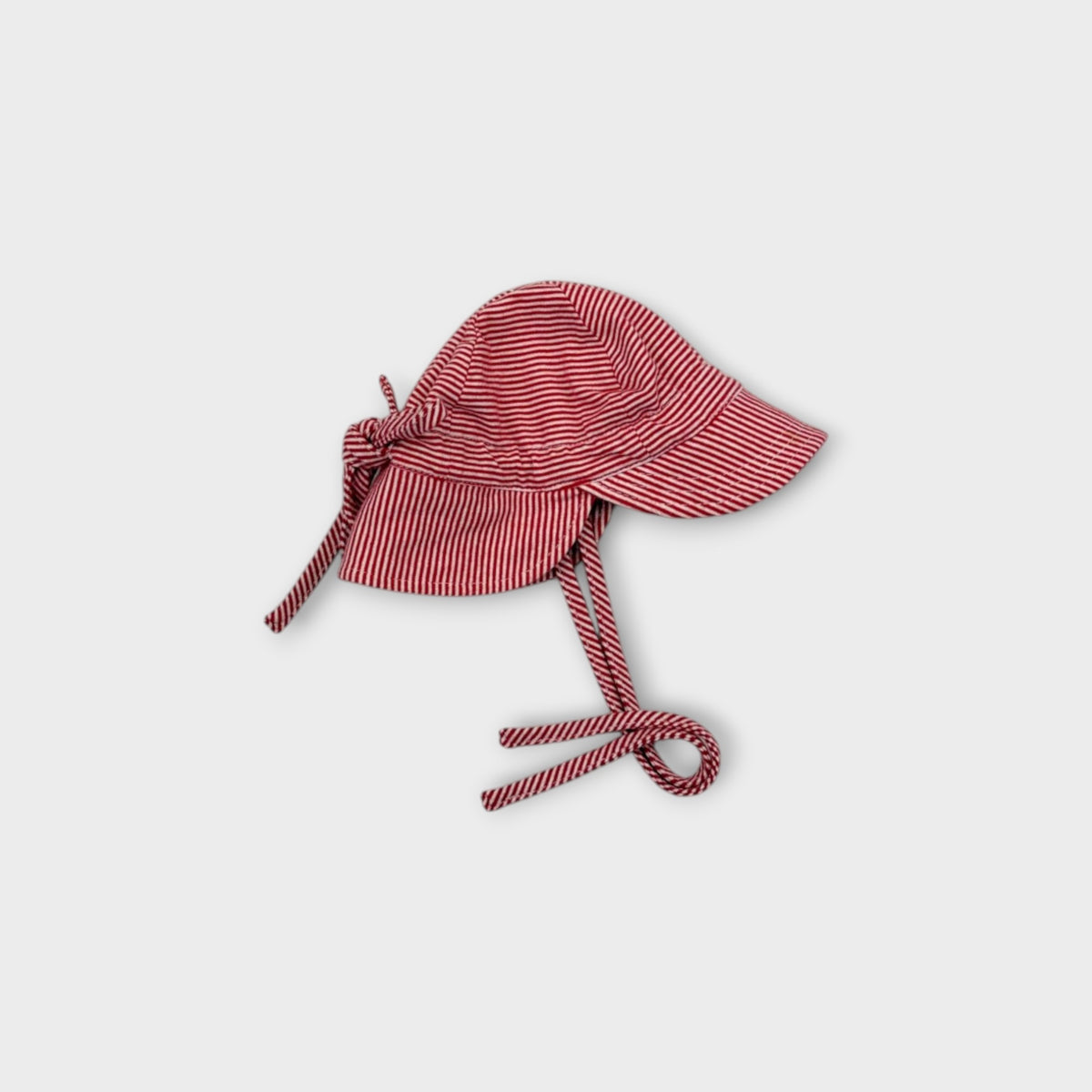 Toshi Red Stripe Hat, Size 0000