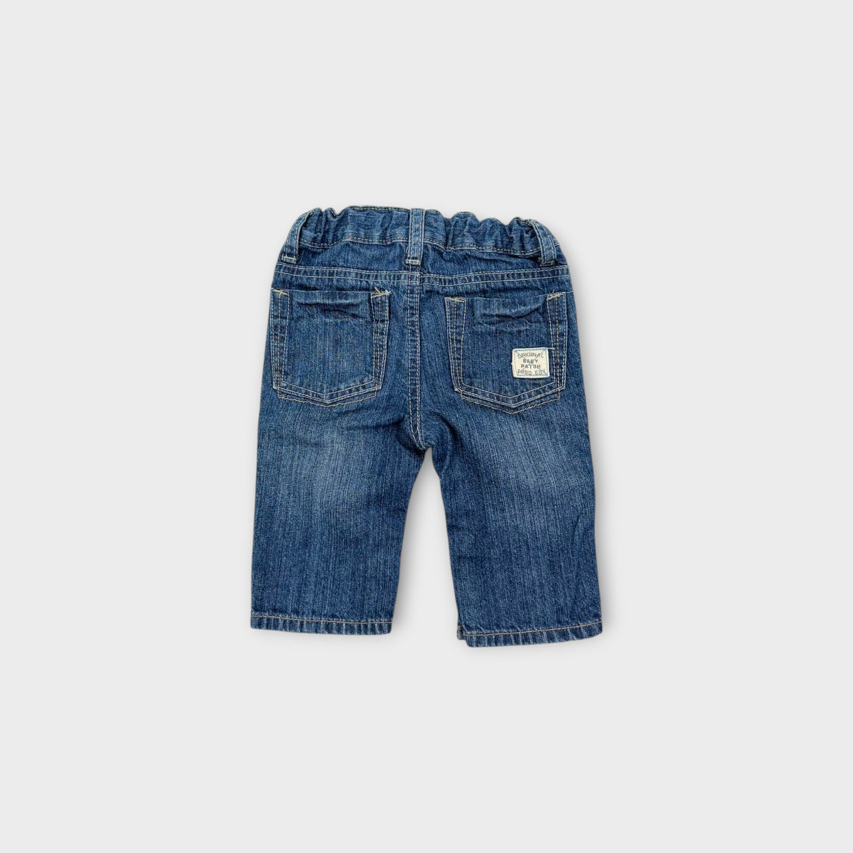Retro Pumpkin Patch Denim Jeans, Size 00